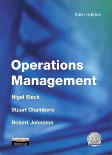 Operations management prof - operations, by