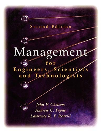 Management for engineers - management,